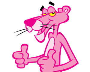 PONTO PANTERA COR DE ROSA