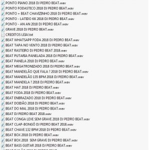 PACK BEATS,PONTOS 2018 [DJ PEDRO BEAT]