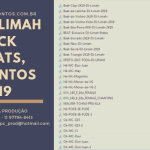 DJ LIMAH – PACK BEATS, PONTOS, ACAPELLAS 2019