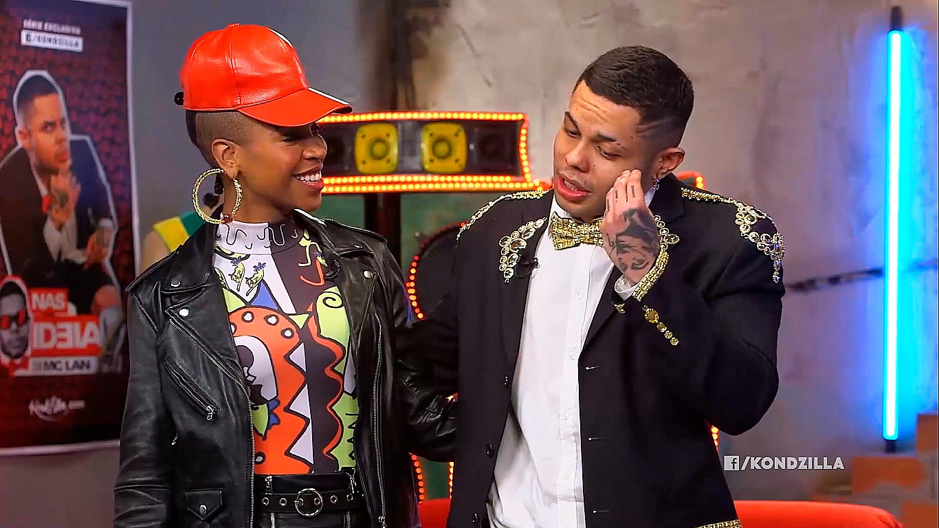 Karol Conka é a terceira convidada do “Nas Ideia com o Lan”