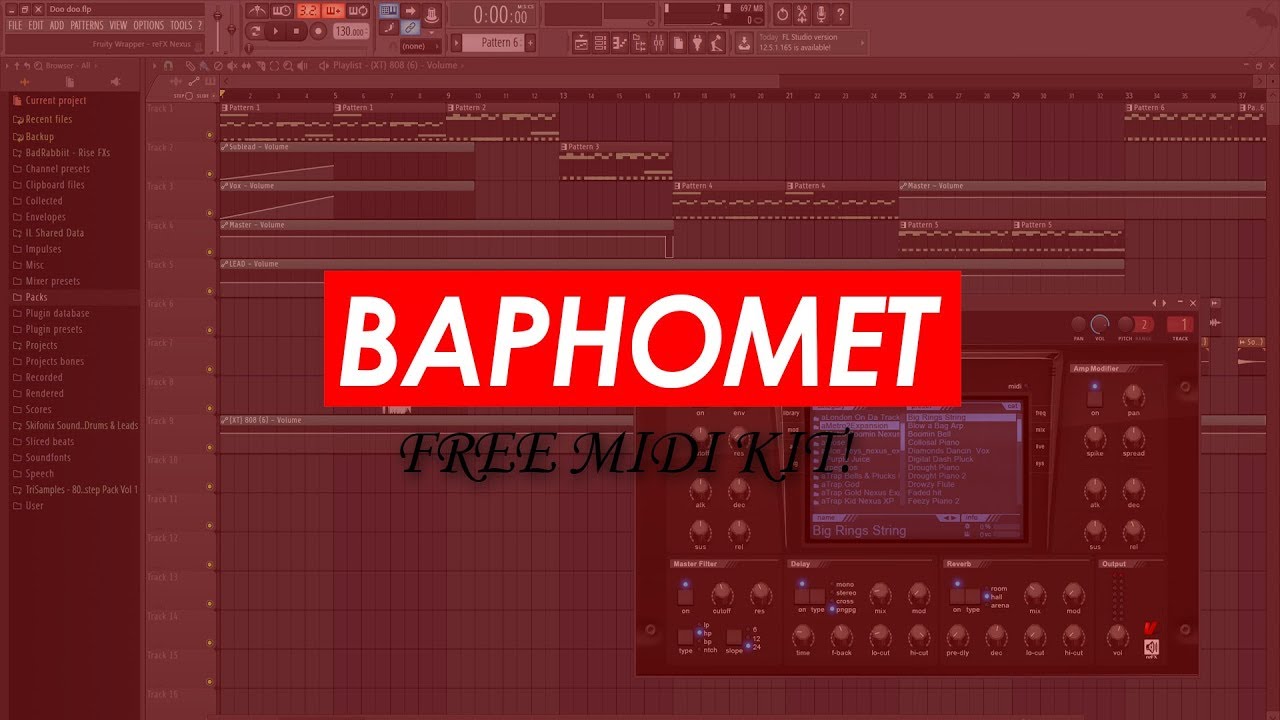 KIT MELODIAS TRAP EM MIDI #1