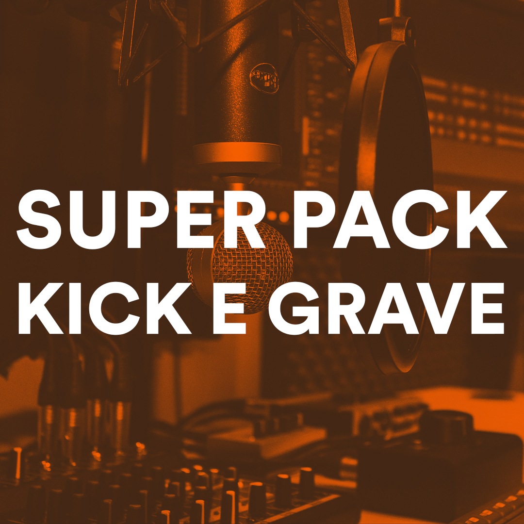 SUPER PACK DE KICK E GRAVE EM ALTA QUALIDADE PARA FUNK MANDELÃO E TRAP FUNK