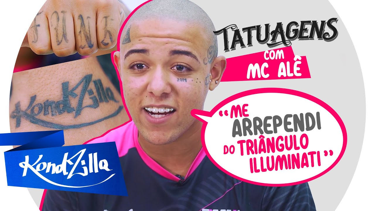 Tatuagens do MC Alê – “Não Paguei Nenhuma!” (KondZilla)