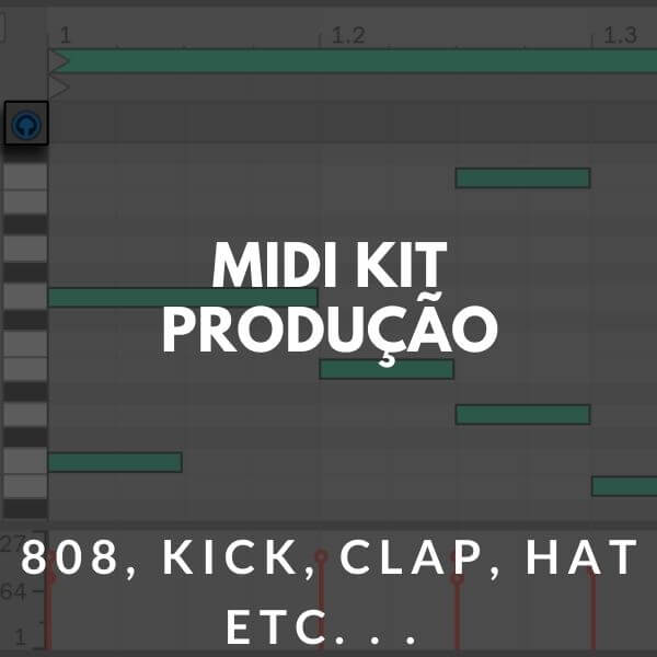 MIDI KIT - PRODUÇÃO TRAP - 808 | CLAP | KICK | HAT ETC. – Kit De.