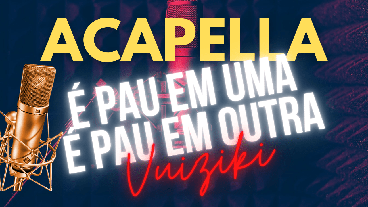 ACAPELLA MC VUIZIKI É PAU EM UMA É PAU EM OUTRA 130BPM