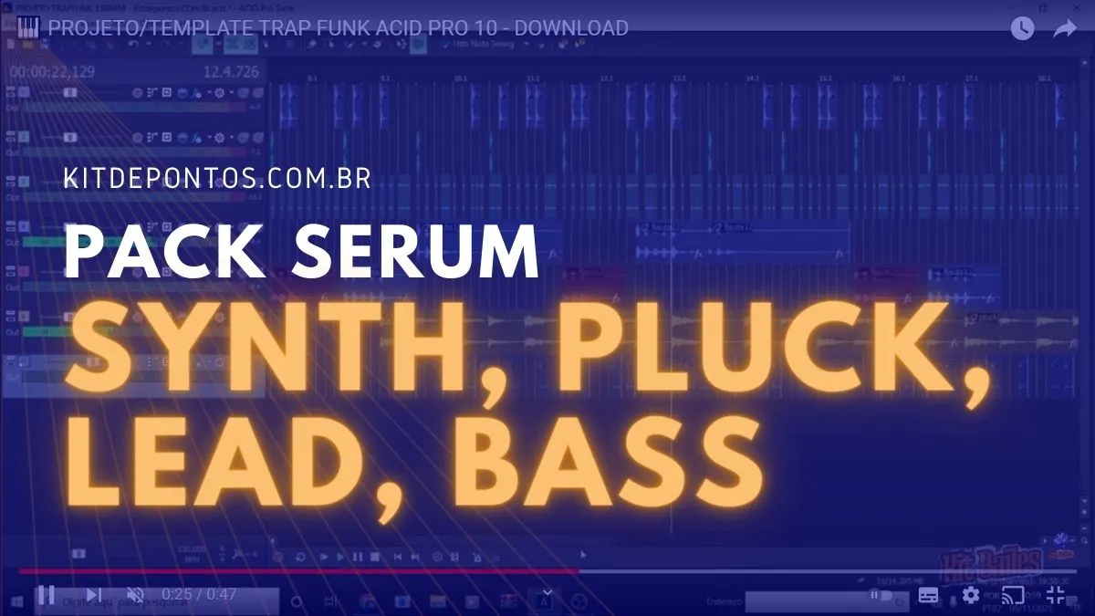 PACK PRESET’S SERUM (TRAP), Synth, Pluck, Lead, Bass