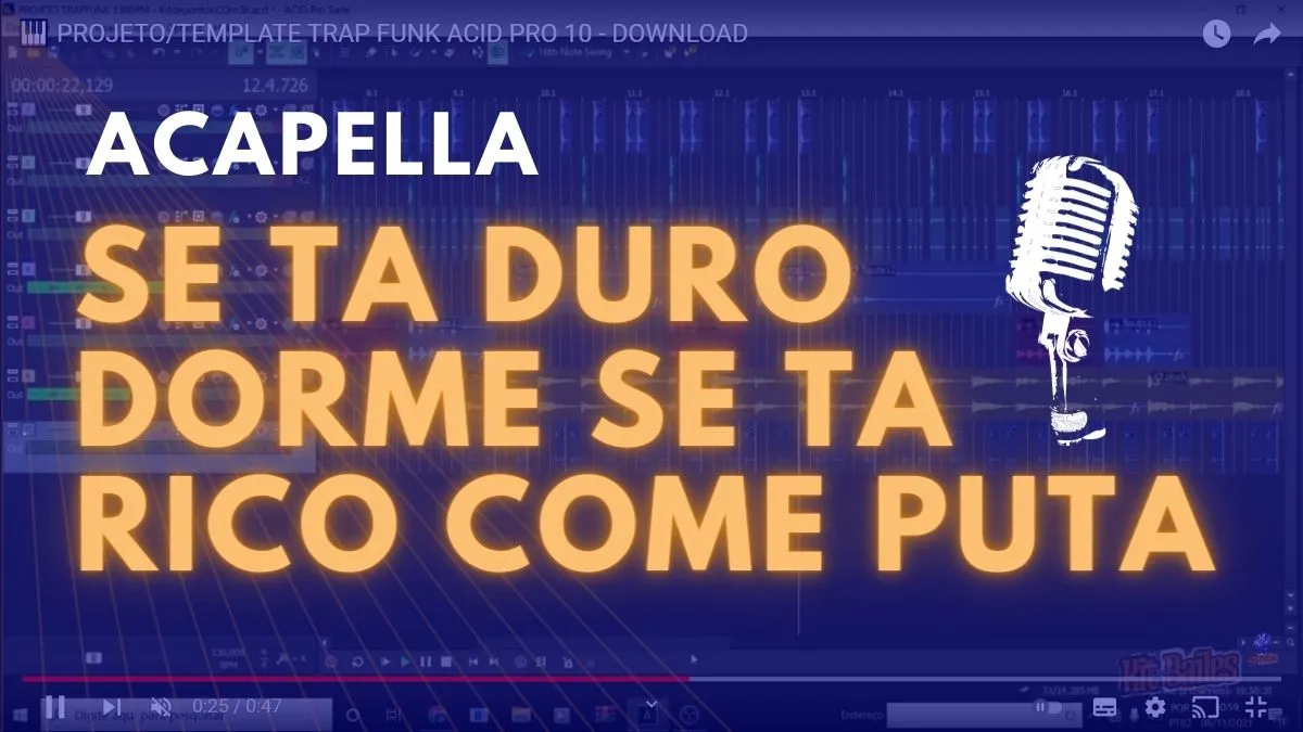 ACAPELLA MC GB DA VR SE TA DURO DORME SE TA RICO COME PUTA 131 bpm