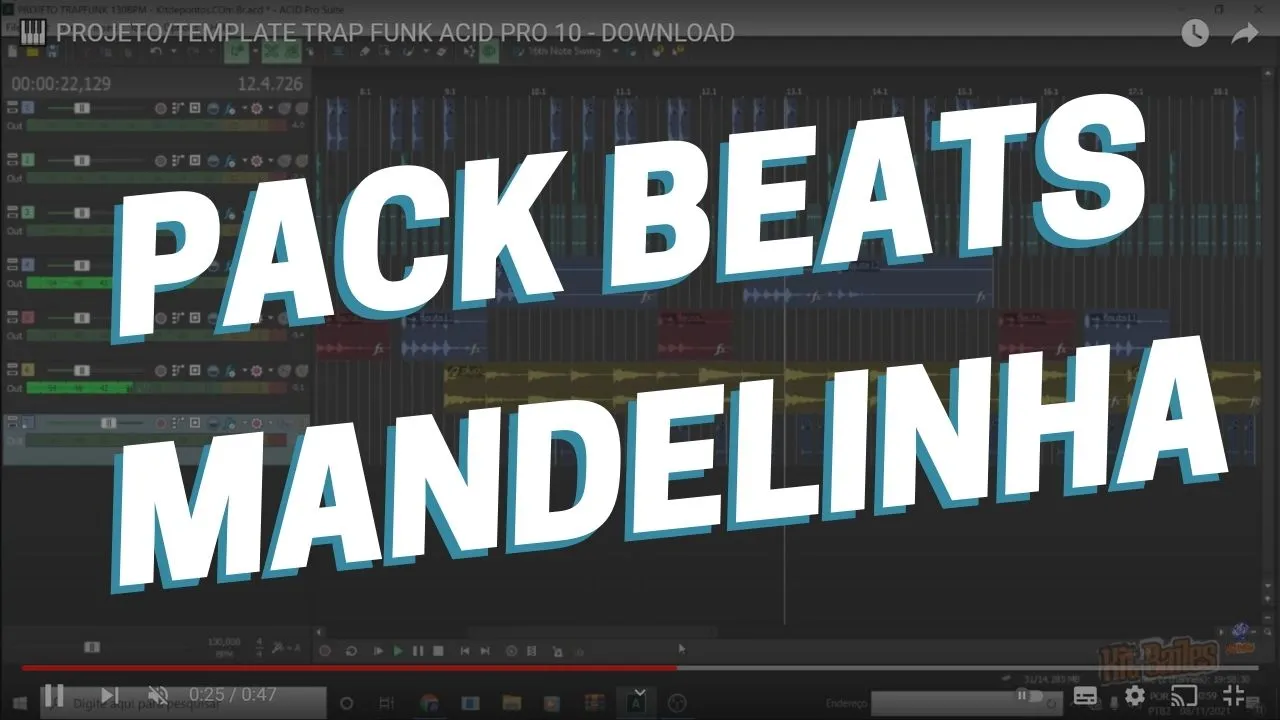 PACK DE BEATS MANDELINHA 130 BPM – USO LIVRE