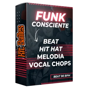 PACK FUNK CONSCIENTE 90BPM – BEAT – HAT – MELODIA – VOCAL CHOPS